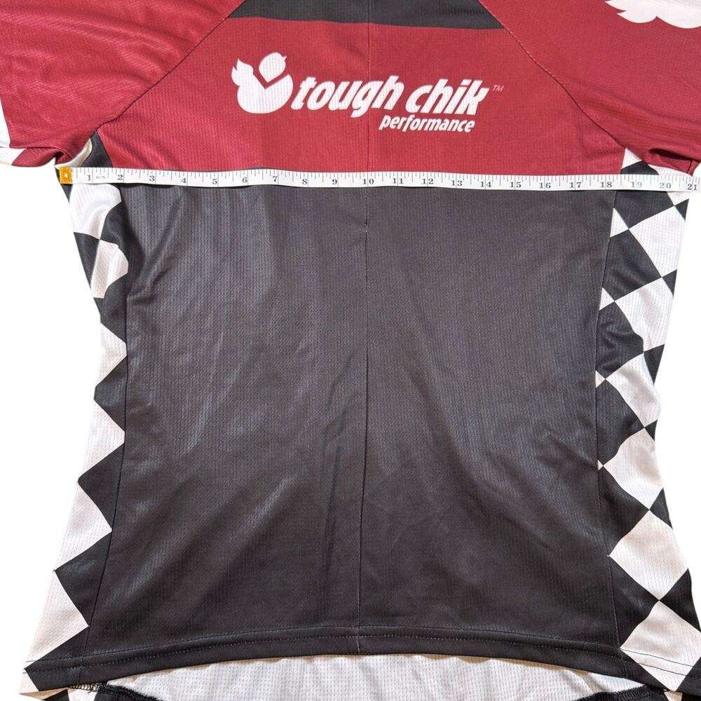 Tough Chik 3XL Cycling Jersey Saints Sinners Ride Tough Black Red Women's - Picture 6 of 6